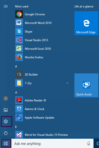Change taskbar icon size windows 10 desktop